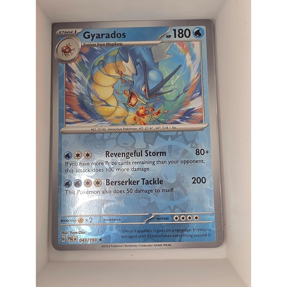 Gyarados 043/193 Rare Paldea Evolved Pokemon‎ Reverse Holo Near Mint